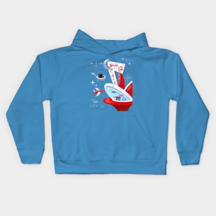 Atomic Cat Cafe Kids Hoodie